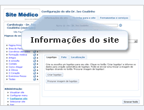 Informações do site