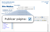 Publicar página