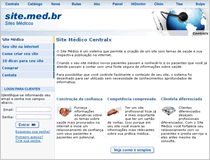 Login no Site Médico