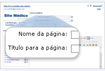 Nome e título da página